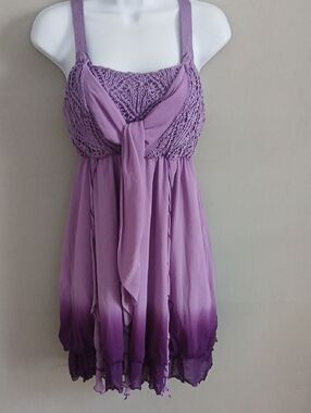 Linea Domani Purple Onbre  Dress Size 12